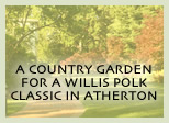 A COUNTRY GARDEN FOR A WILLIS POLK CLASSIC IN ATHERTON